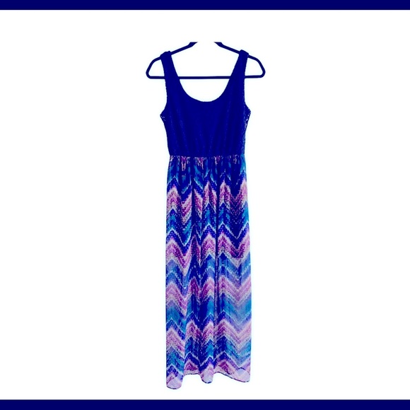 Lily Rose Sheer Maxi Dress Sz S EUC - Picture 2 of 8